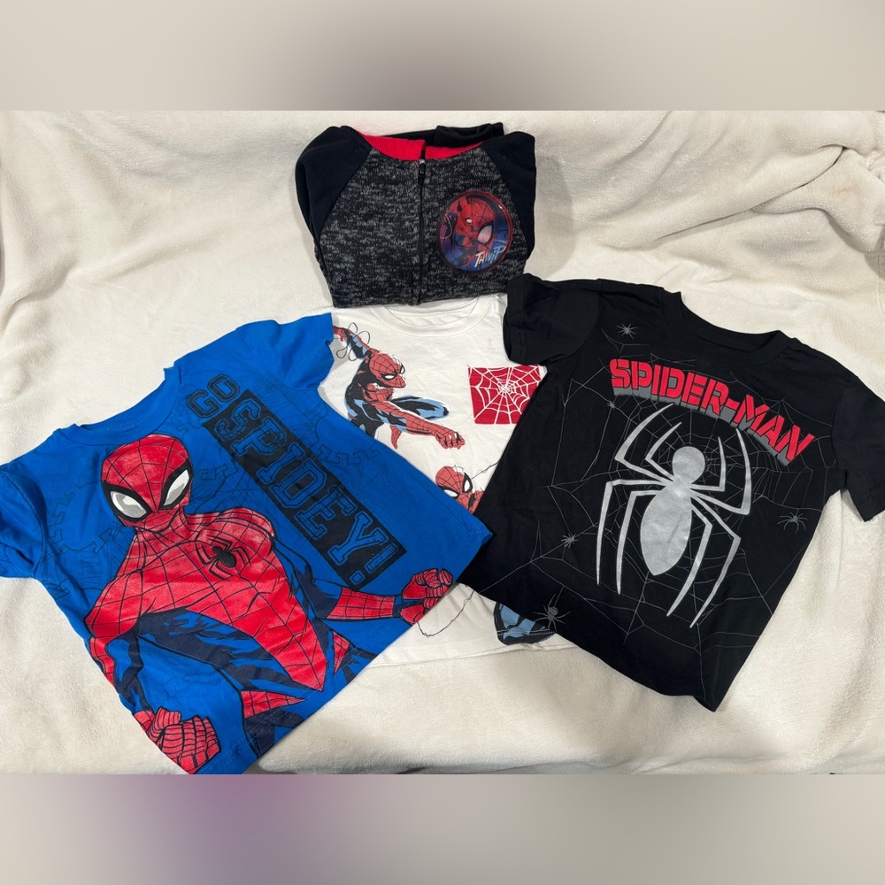 Spider-Man Shirts & Hoodie Set